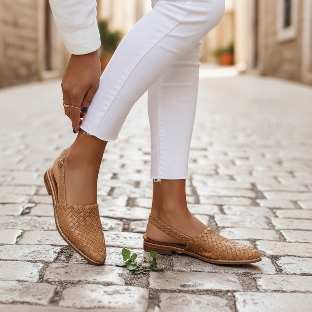 Aurelia | Women's Summer Slip-On Slingback Ballerinas