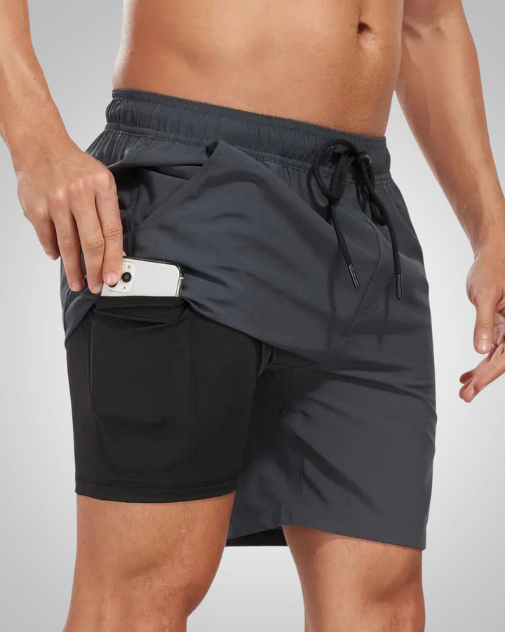 Milan | Men's Beach Swim Trunks with Inner Shorts