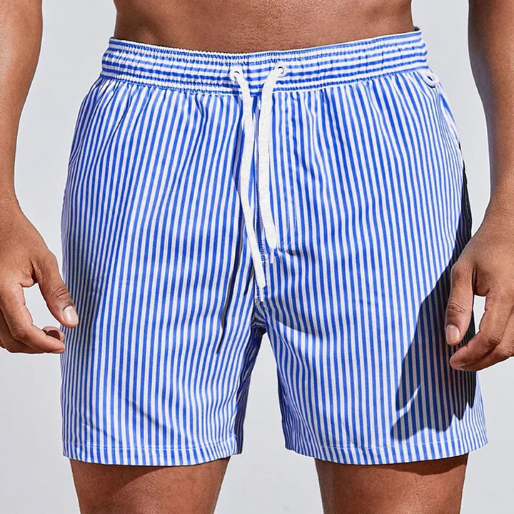 Oliver | Men's Beach Striped Slim Fit Swim Trunks