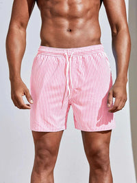 Oliver | Men's Beach Striped Slim Fit Swim Trunks