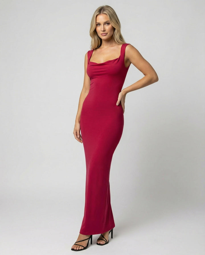 Brinley | Women's Draped Wedding Guest Dress