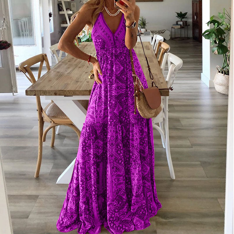 Portia | Women’s Tiered Wedding Guest Maxi Dress