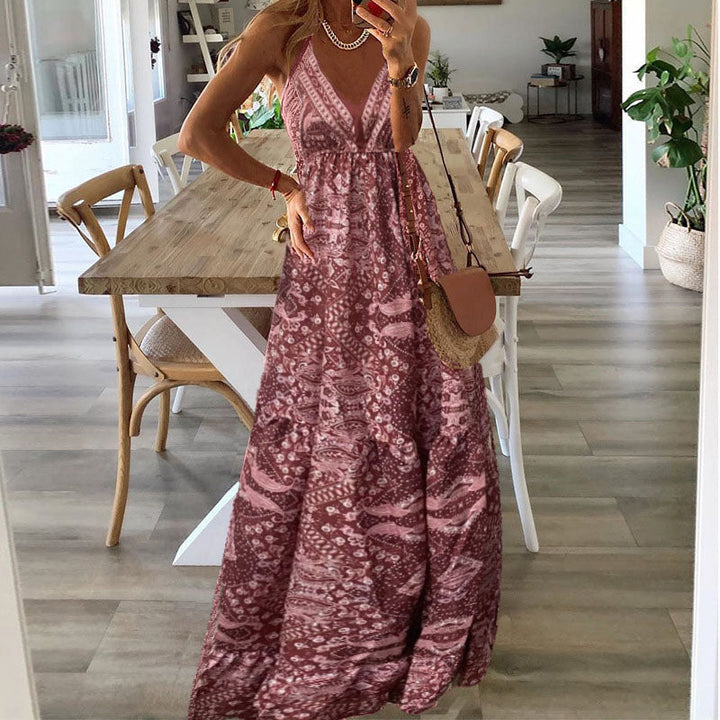 Portia | Women’s Tiered Wedding Guest Maxi Dress