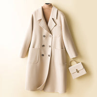 Beatrix | Women's Double Breasted Wool Trench Coat