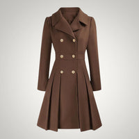 Arabella | Women's Tailored Pleated Trench Coat