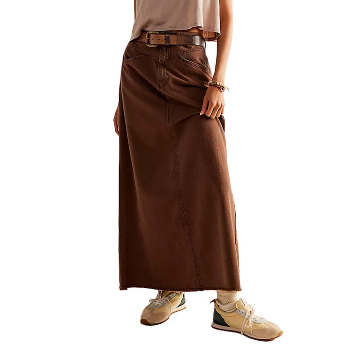 Galene | Women's Summer Long Denim Skirt