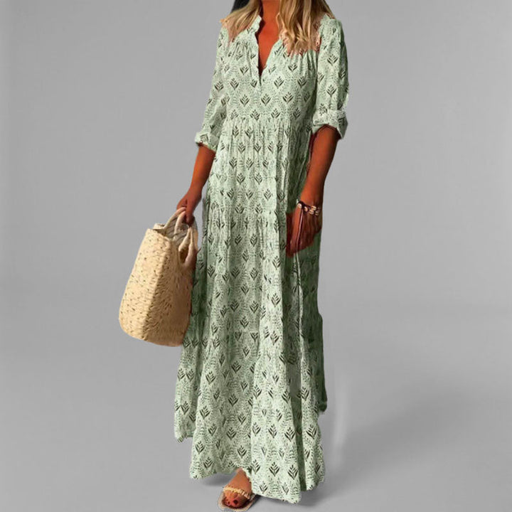 Channing | Women’s Casual Printed Boho Maxi Dress