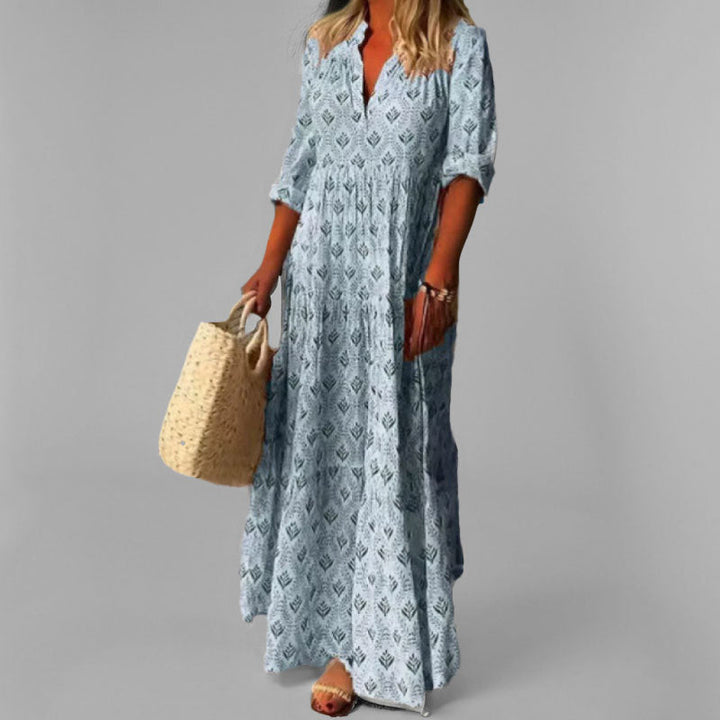 Channing | Women’s Casual Printed Boho Maxi Dress