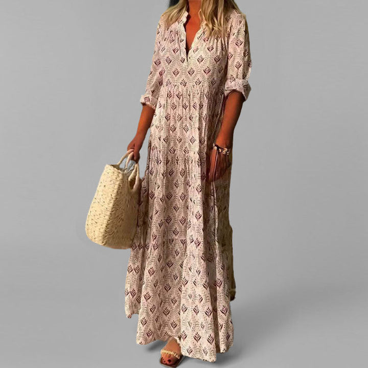 Channing | Women’s Casual Printed Boho Maxi Dress