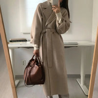 Fenna | Women's Long Classic Belted Trench Coat