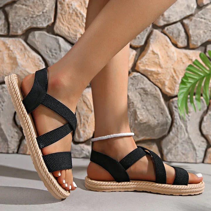 Arabella | Women's Beach Elastic-Straps Sandals