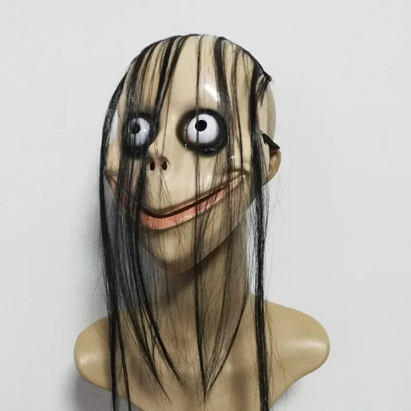 Halloween Long Hair Ghost Mask
