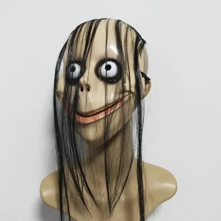 Halloween Long Hair Ghost Mask