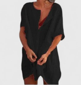 Arden | Women’s Summer Loose Tunic Midi Dress