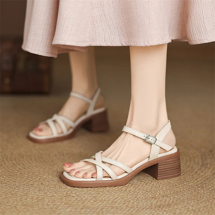 Ember | Women's Elegant Leather Strappy Sandals