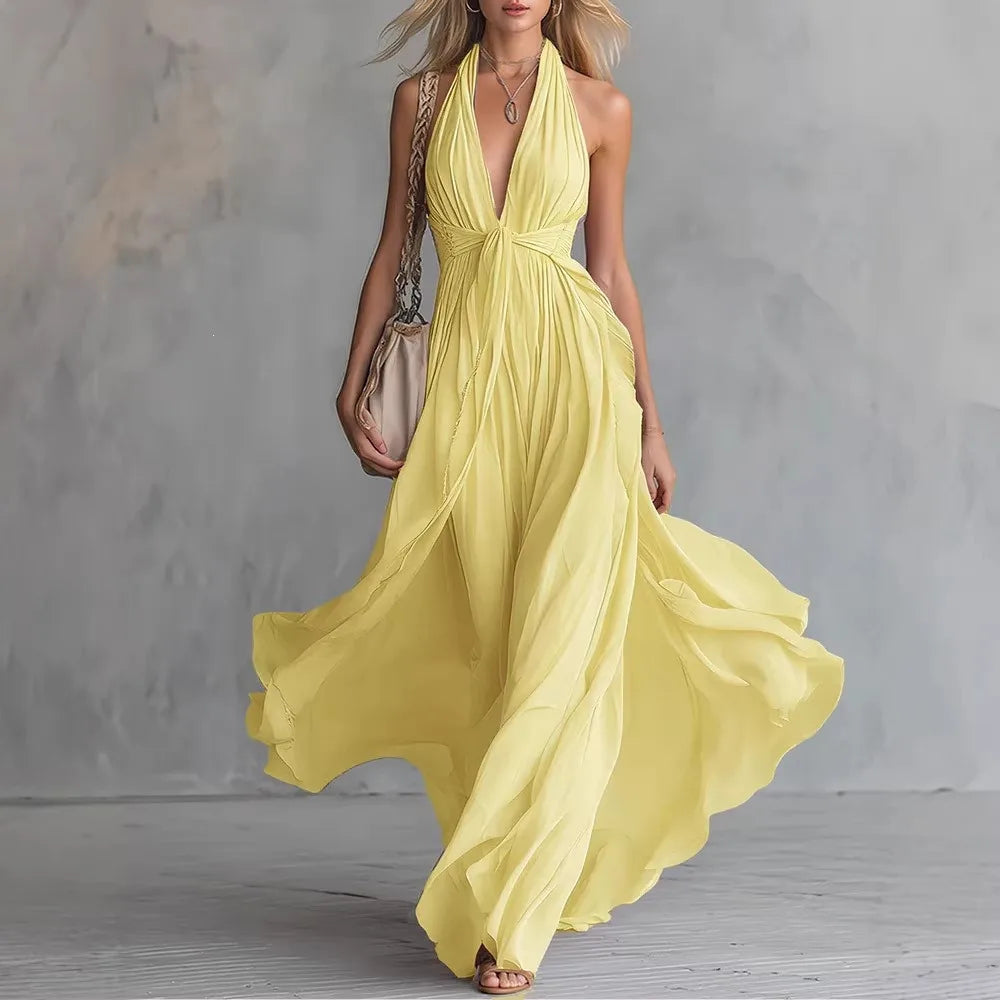 Doris | Women's Summer Flowing Maxi Dress