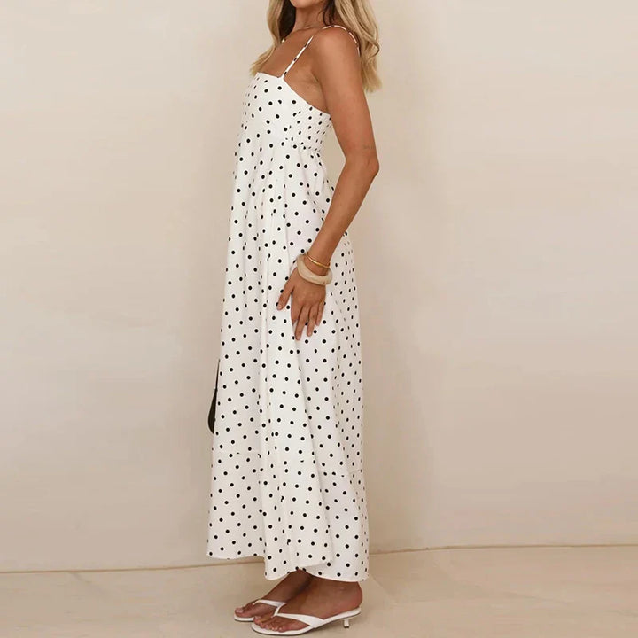 Goldie | Women’s Summer Spaghetti Strap Muslin Dress