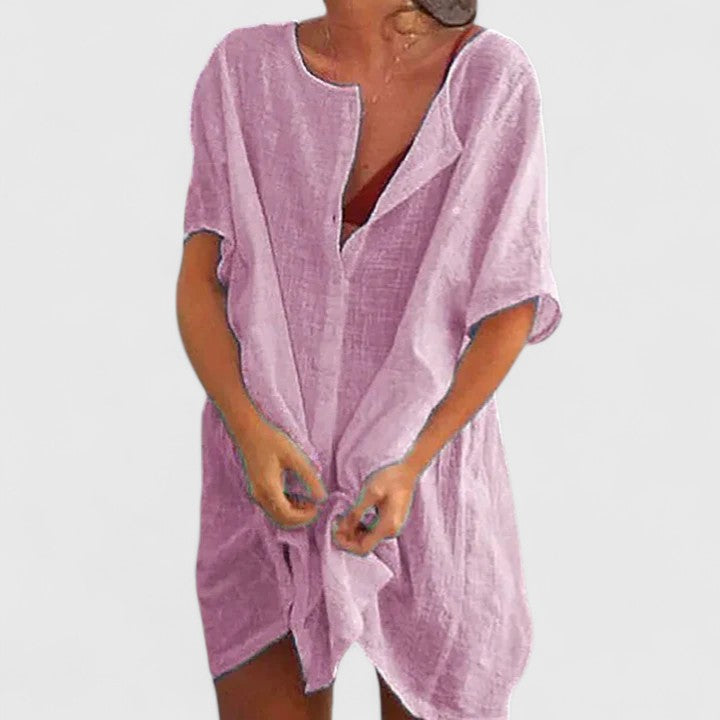 Arden | Women’s Summer Loose Tunic Midi Dress