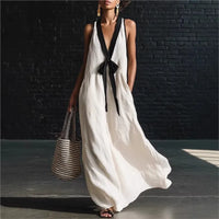 Victoria | Women's Summer V-Neck Maxi Dress