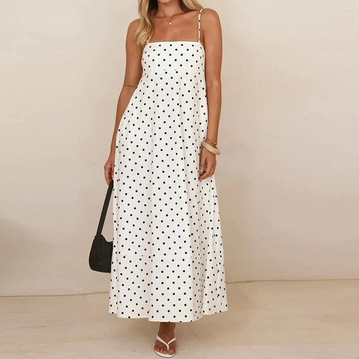 Goldie | Women’s Summer Spaghetti Strap Muslin Dress