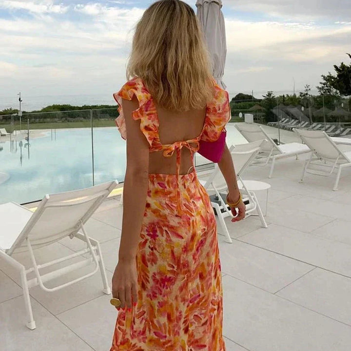 Isolde | Women's Summer Floral Maxi Dress