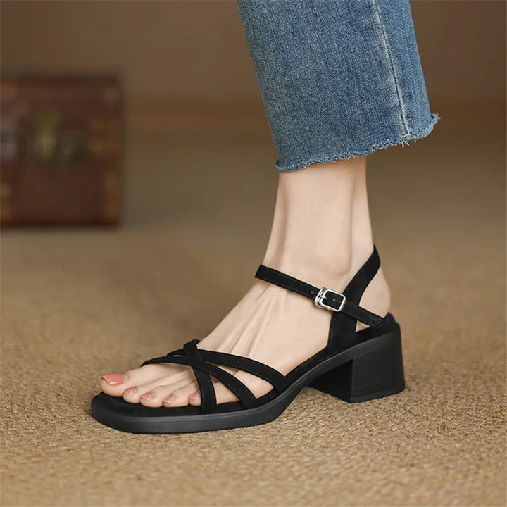 Ember | Women's Elegant Leather Strappy Sandals