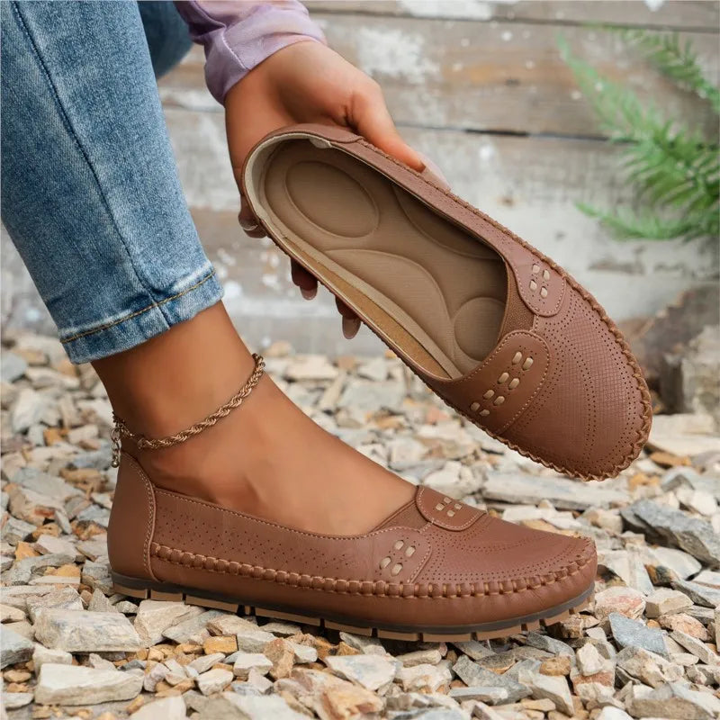 Brielle | Women’s Elegant Round Toe Flat Loafers