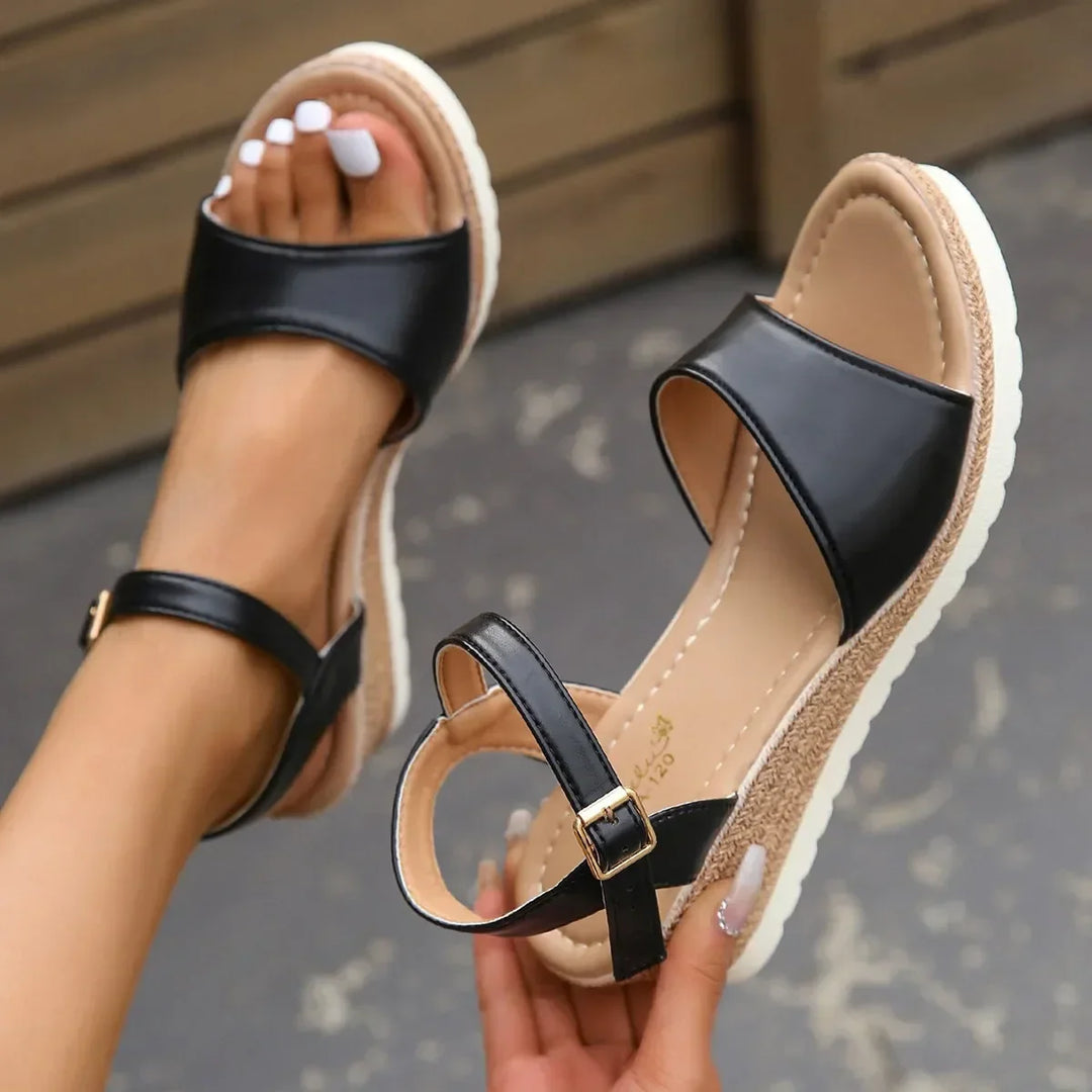 Everly | Women's Summer Wedge Heeled Sandals