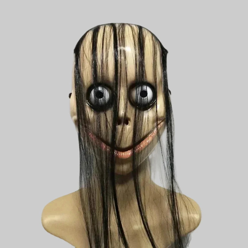 Halloween Long Hair Ghost Mask
