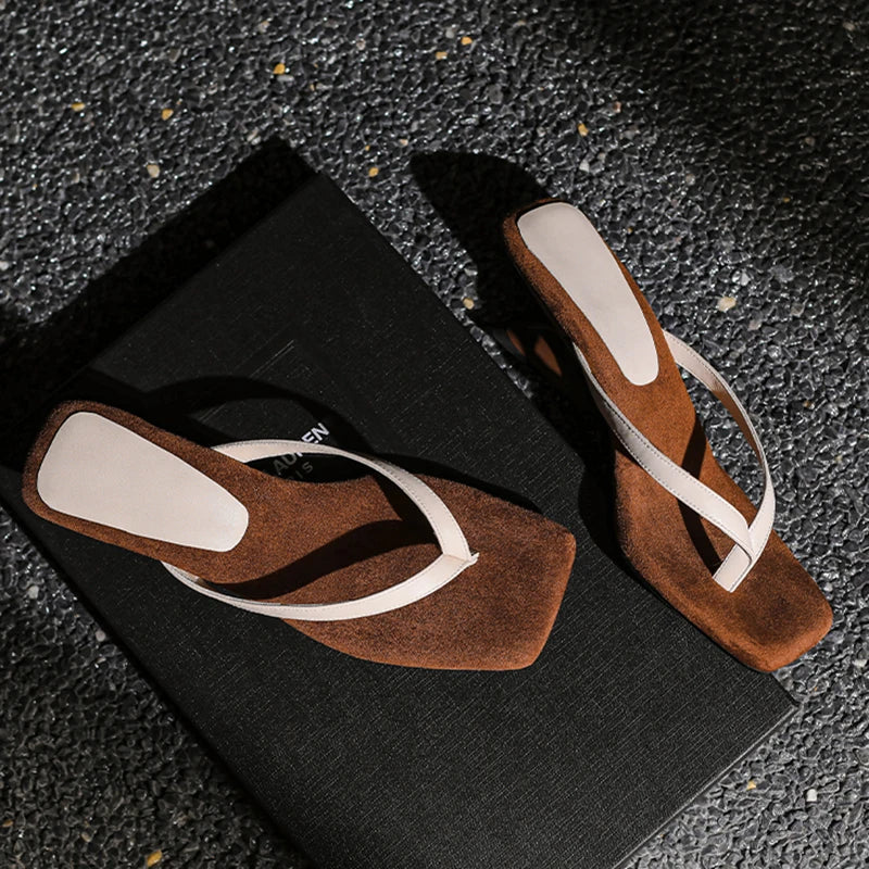 Ariella | Women's Summer Heeled Suede Sandals