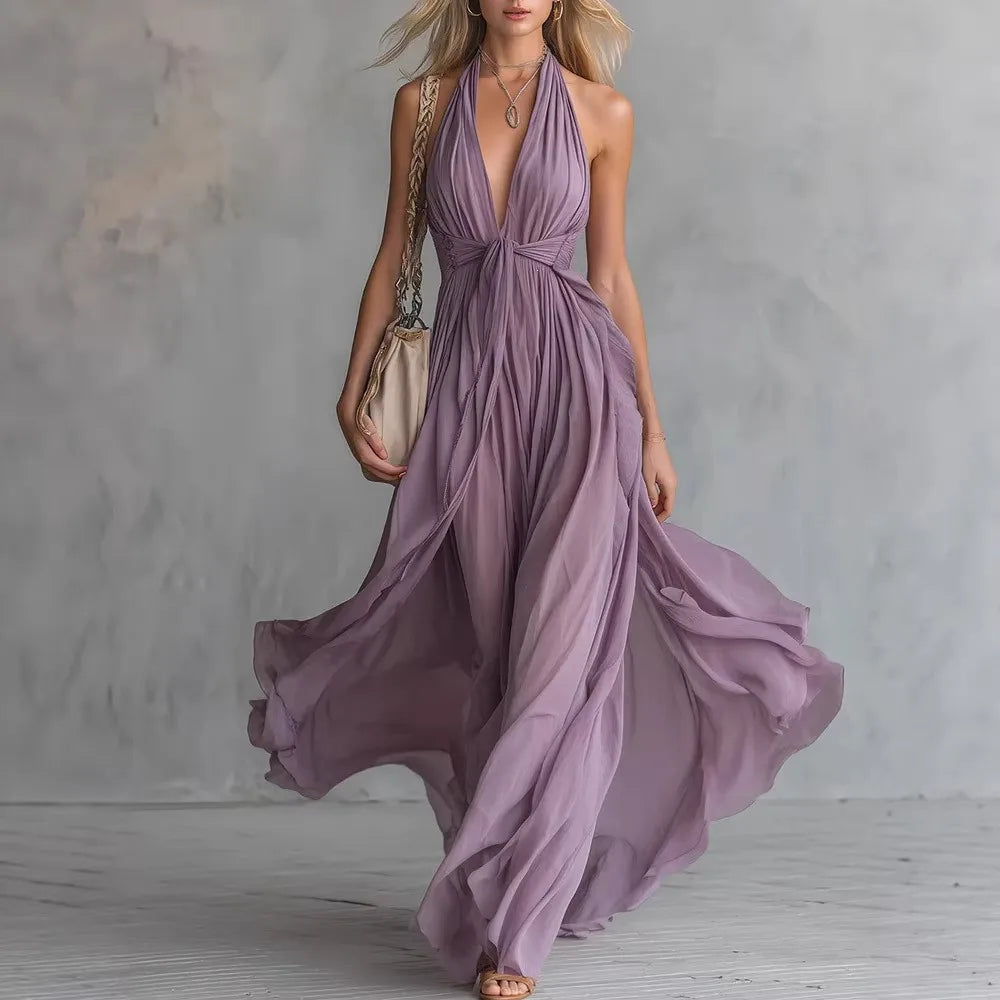Doris | Women's Summer Flowing Maxi Dress
