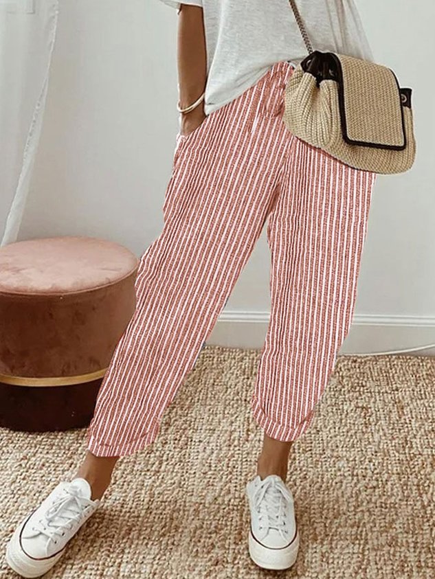 Scarlett | Women’s Cropped Linen Summer Pants