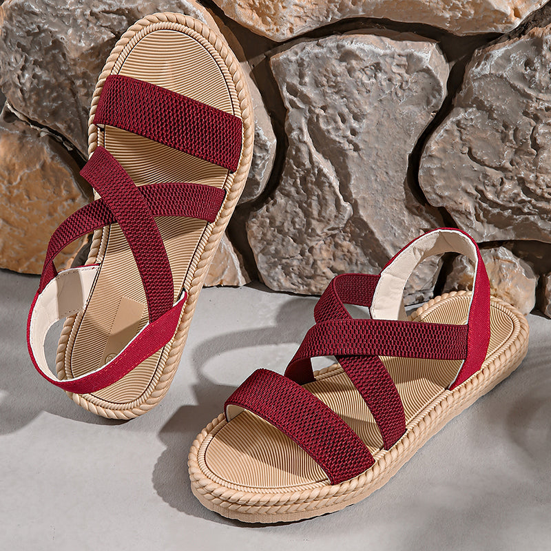 Arabella | Women's Beach Elastic-Straps Sandals