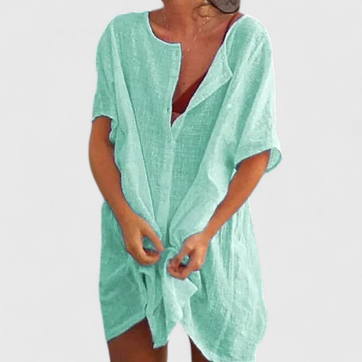Arden | Women’s Summer Loose Tunic Midi Dress