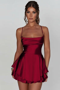 Amber | Women's Elegant Backless Homecoming Dress