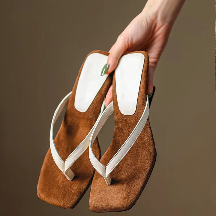 Ariella | Women's Summer Heeled Suede Sandals
