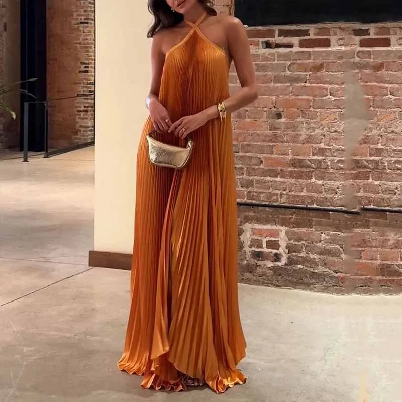 Phoenix | Women’s Summer Pleated Wedding Guest Dress