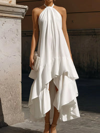 Ariel | Women's Summer Halterneck Maxi Dress