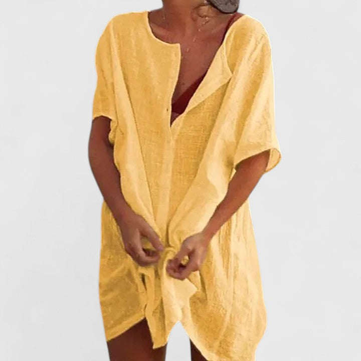 Arden | Women’s Summer Loose Tunic Midi Dress