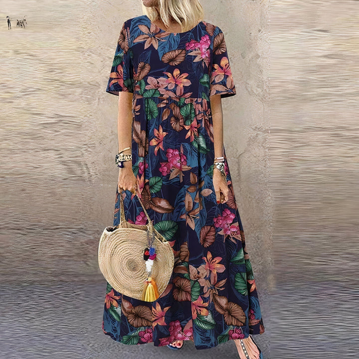 Aelmyra | Women’s Floral Summer Maxi Dress
