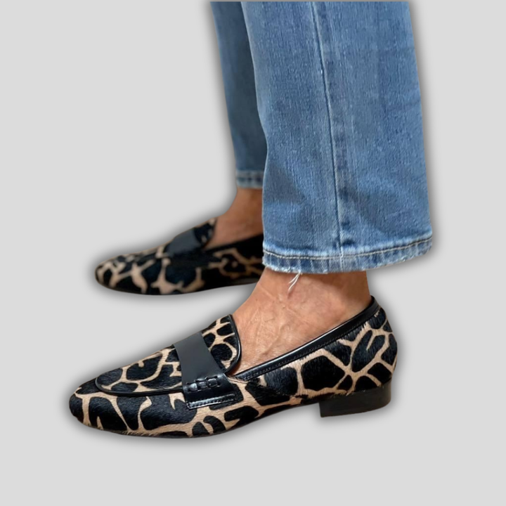 Audrey | Women’s Elegant Round Toe Heeled Loafers