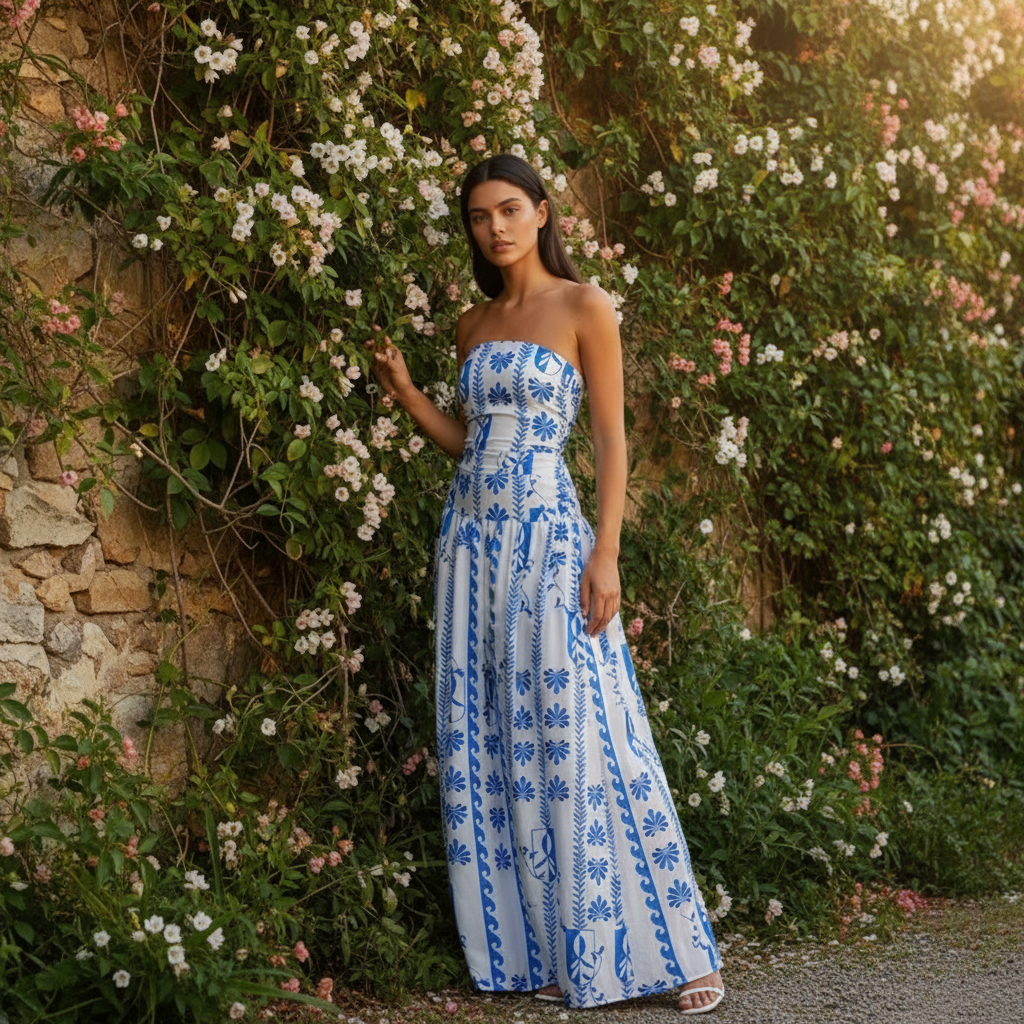 Journee | Women’s Summer Print Maxi Dress