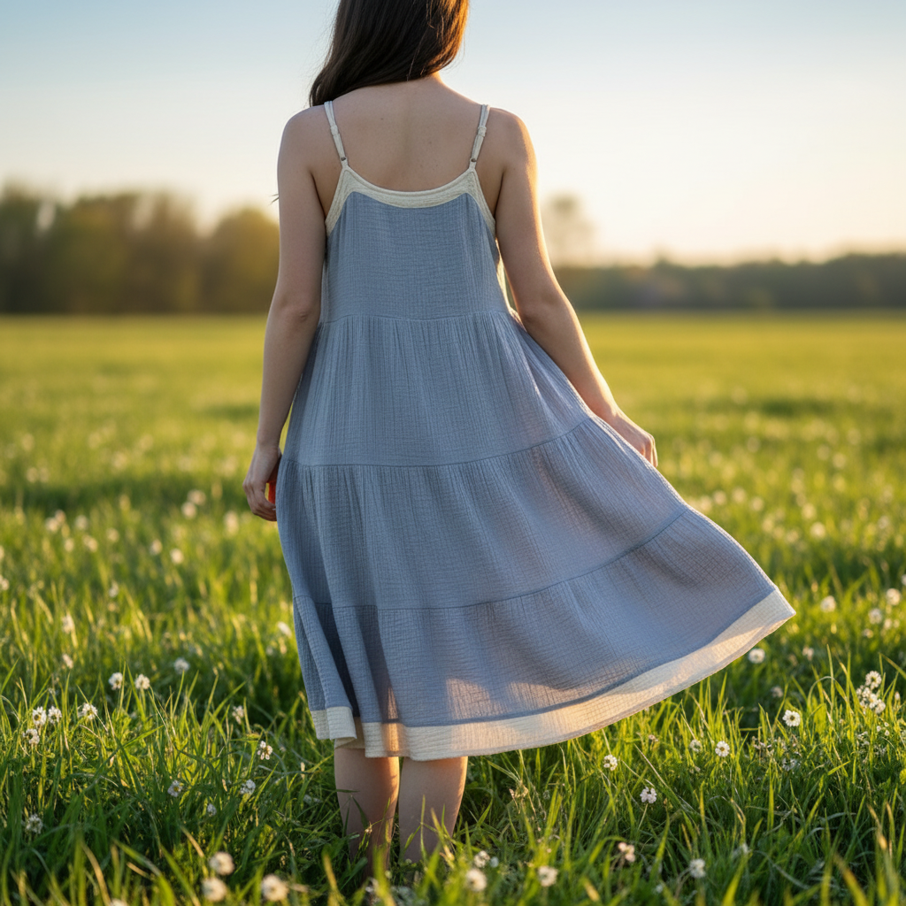 Anastasia | Women’s Summer Cotton Midi Dress