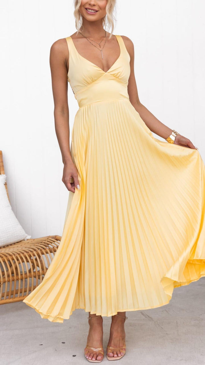 Vivienne | Women’s Pleated Wedding Guest Dress