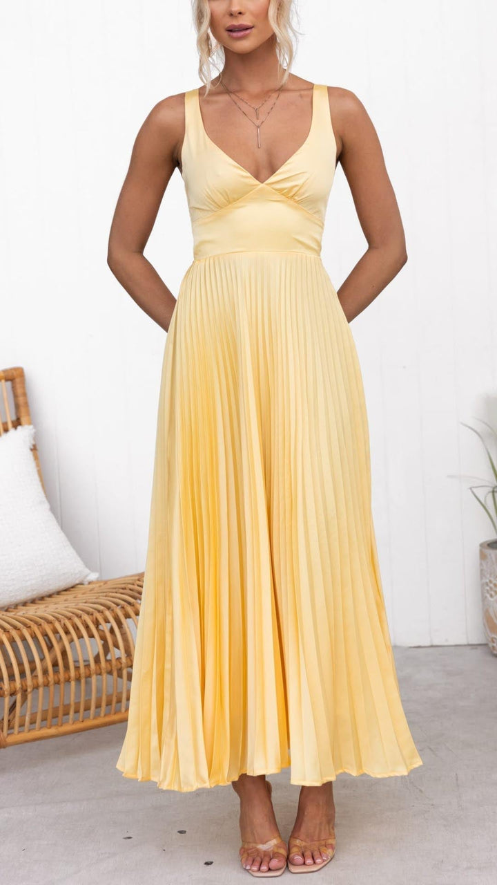 Vivienne | Women’s Pleated Wedding Guest Dress