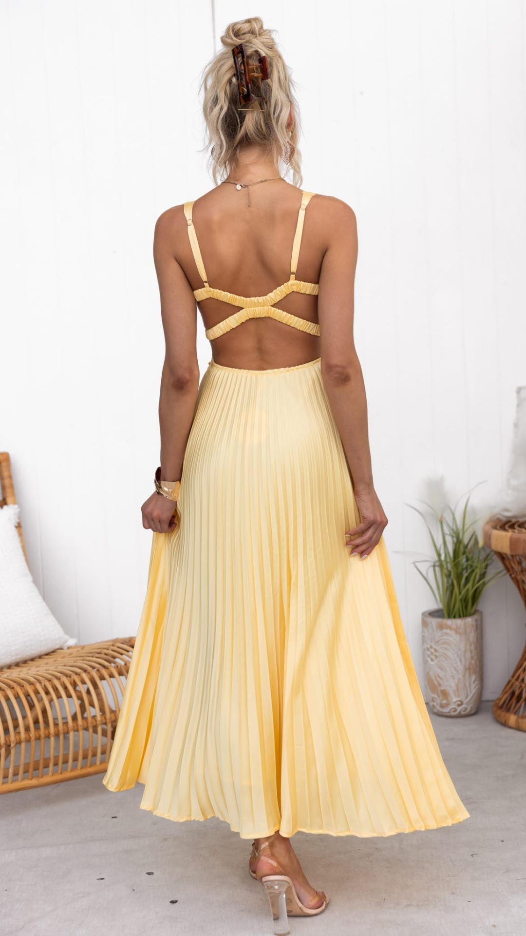Vivienne | Women’s Pleated Wedding Guest Dress