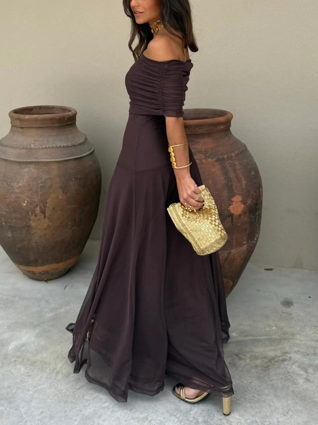 Havira | Women's Summer Off-Shoulder Maxi Dress