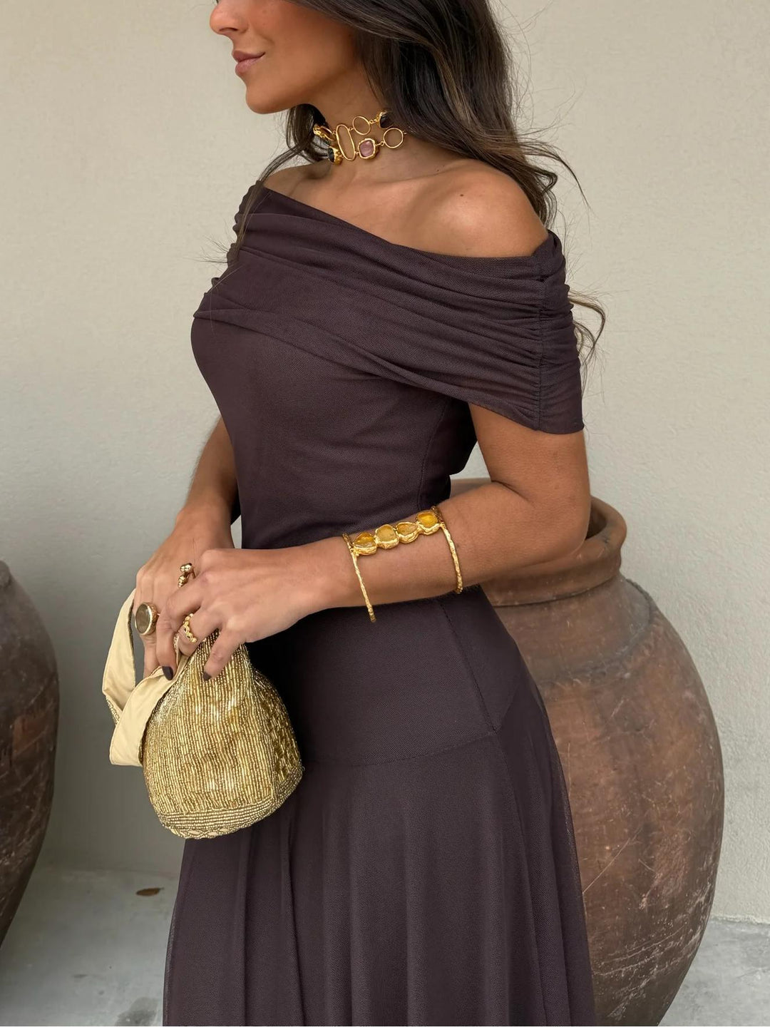 Havira | Women's Summer Off-Shoulder Maxi Dress