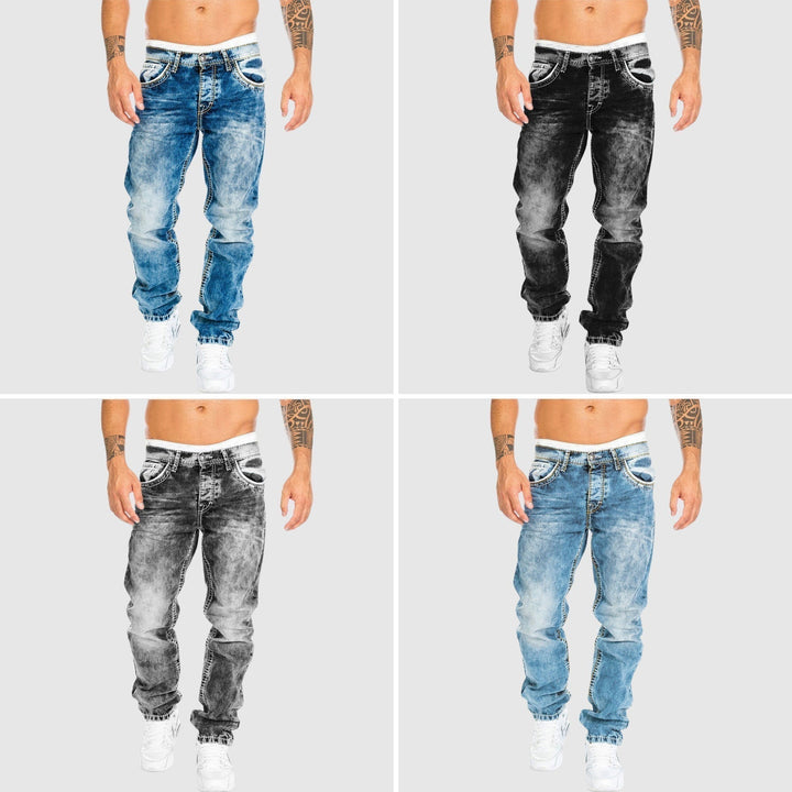 Ethan | Men's Casual Washed Denim Jeans