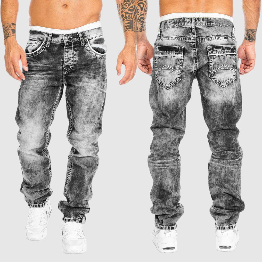 Ethan | Men's Casual Washed Denim Jeans